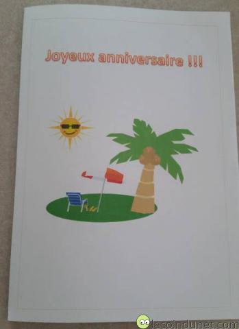 Carte anniversaire Carte anniversaire