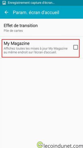 Galaxy S5 - Désactiver My Magazine Galaxy S5 - Désactiver My Magazine