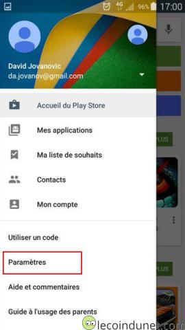 Google Play - Option Google Play - Option