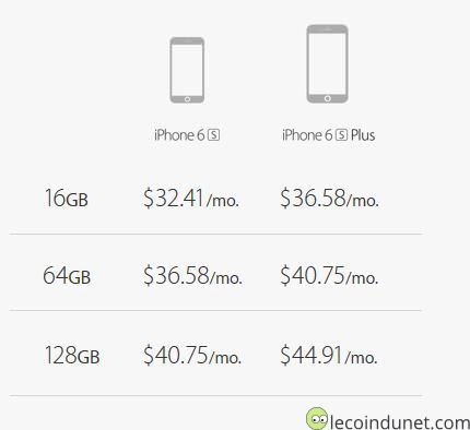 iPhone Upgrade Program - Mensualités iPhone 6s et 6s Plus iPhone Upgrade Program - Mensualités iPhone 6s et 6s Plus