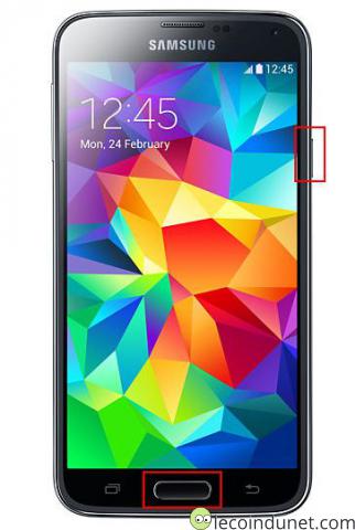 Samsung Galaxy S5 - Bouton Home + Deverrouilage Samsung Galaxy S5 - Bouton Home + Deverrouilage