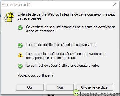 Skype - Alerte certificat Skype - Alerte certificat