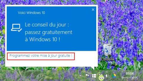 Windows 10 - Proposition installation mise à jour Windows 10 - Proposition installation mise à jour
