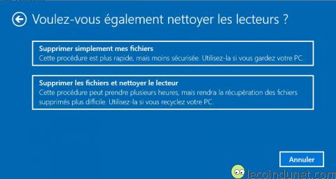 Windows 10 - Supprimer simplement mes fichiers Windows 10 - Supprimer simplement mes fichiers