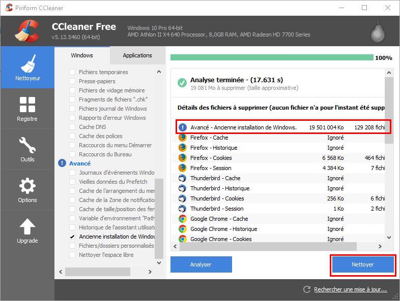 Comment nettoyer mon ordinateur avec ccleaner