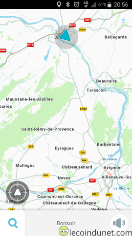 Application Waze sur Android Application Waze sur Android