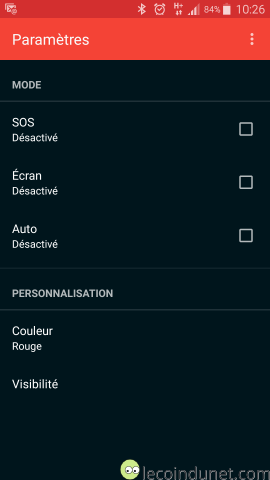 Torch sur Android Torch sur Android