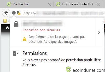 Eléments non sécurisé HTTPS Eléments non sécurisé HTTPS