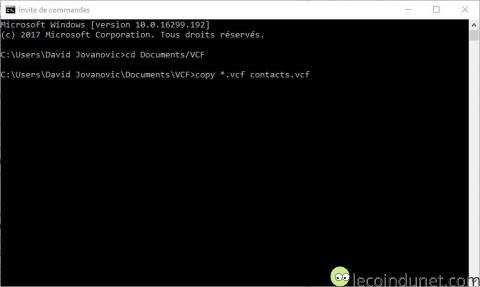 Fusionner fichiers VCF Fusionner fichiers VCF