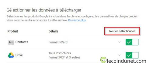 Gmail - Ne rien sélectionner Gmail - Ne rien sélectionner