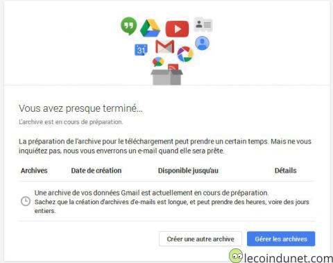 Gmail - préparation archive zip Gmail - préparation archive zip