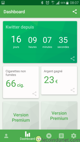 Application Kwit sur Android Application Kwit sur Android