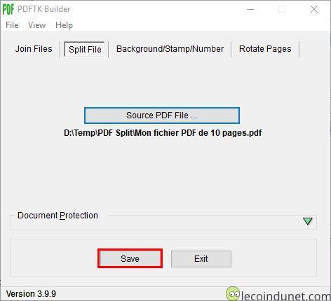 PDFTK Builder - Extraire pages du fichier PDF PDFTK Builder - Extraire pages du fichier PDF