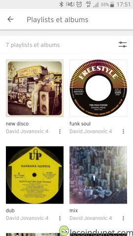 Application Soundcloud sur Android Application Soundcloud sur Android