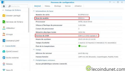 Synology - informations générales Synology - informations générales