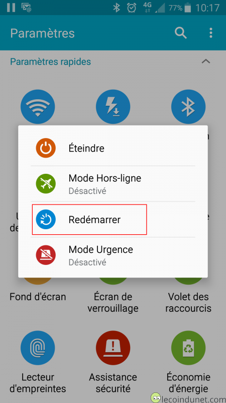 Android - redémarrer Android - redémarrer