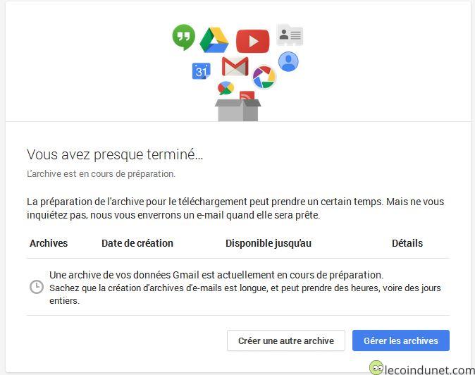 Gmail - préparation archive zip Gmail - préparation archive zip