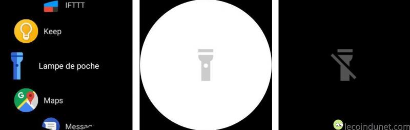 Lampe de poche - Android Wear Lampe de poche - Android Wear