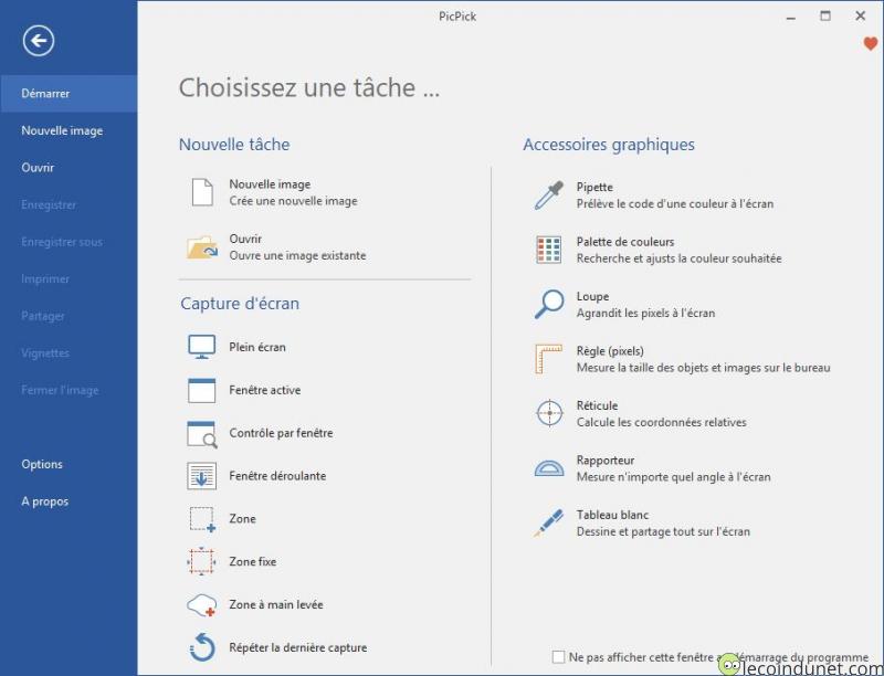 Capture d'écran avec PikPick Capture d'écran avec PikPick