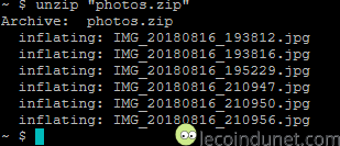 Unzip - Un fichier Unzip - Un fichier