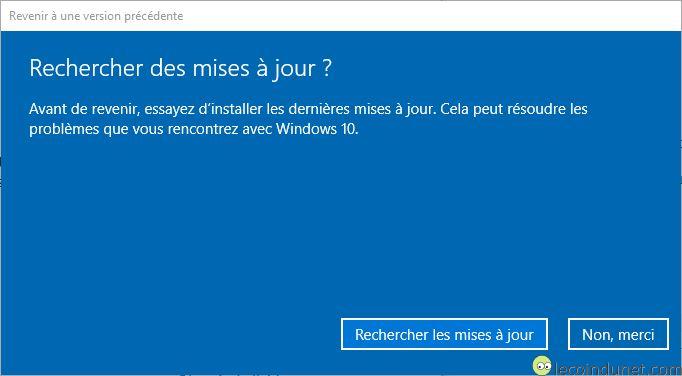 Windows 10 - Recherche Windows update Windows 10 - Recherche Windows update
