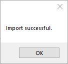 Notepad++ - Import successful Notepad++ - Import successful