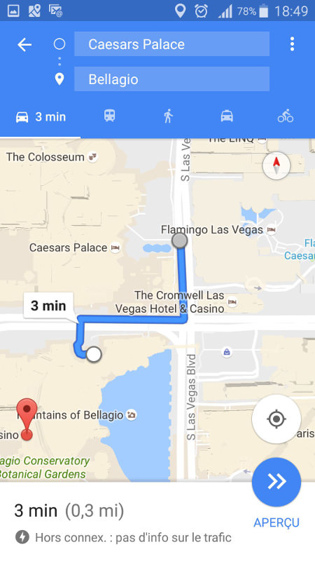 Télécharger une carte Google Maps pour consultation hors ligne
