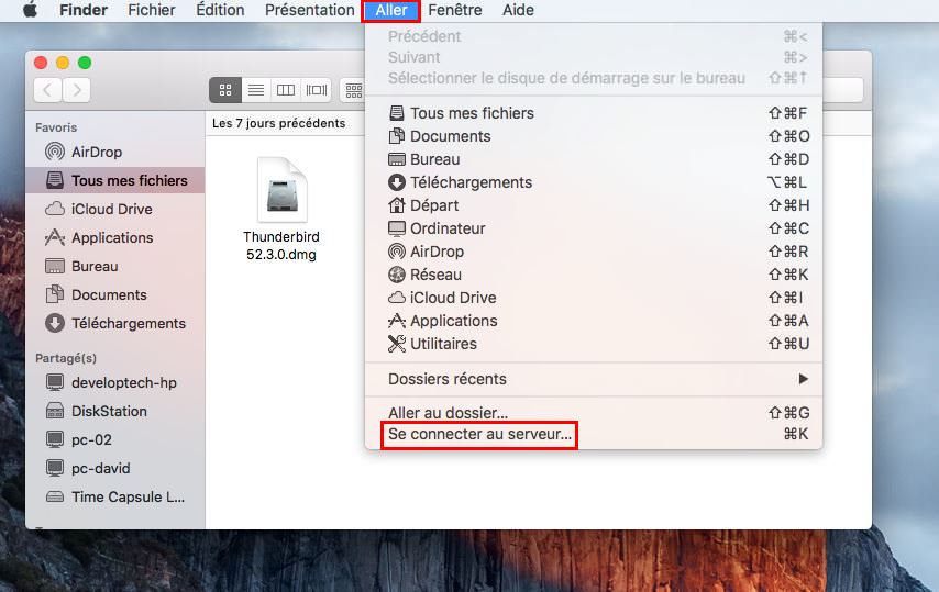 Connecter un lecteur réseau sur Mac OS X