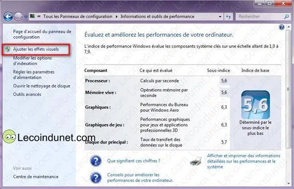 etape 4 ajuster effets visuels