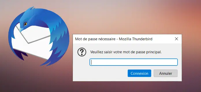 Protéger l’ouverture de Thunderbird par un mot de passe