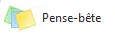 Afficher des Post-It sur un ordinateur Windows 7