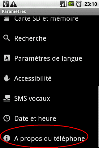 Comment trouver le code IMEI sur Android ?