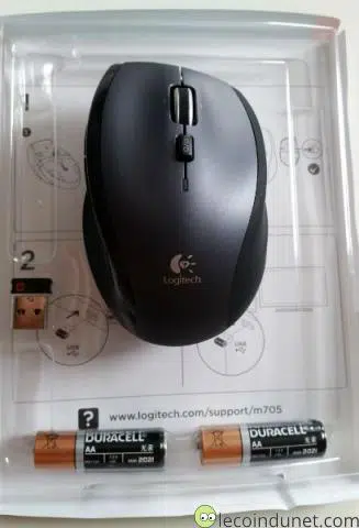 Logitech M705 - déballage