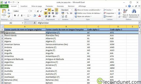 Excel 2010 - Sélection ligne pour figer les volets