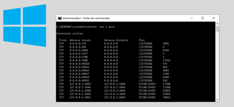 Comment voir les ports ouverts sur Windows ?