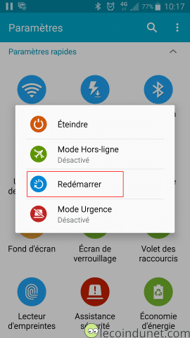 Android - redémarrer