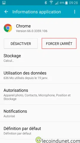 Android - Information application