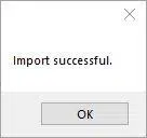 Notepad++ - Import successful