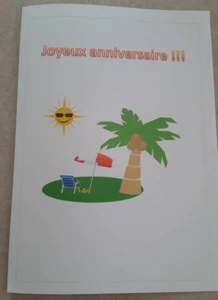 Carte anniversaire