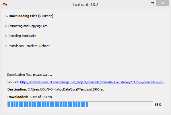 Installer Clonezilla sur une clé USB bootable