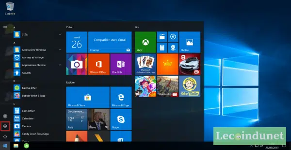 Comment accéder aux paramètres sous Windows 10 ?