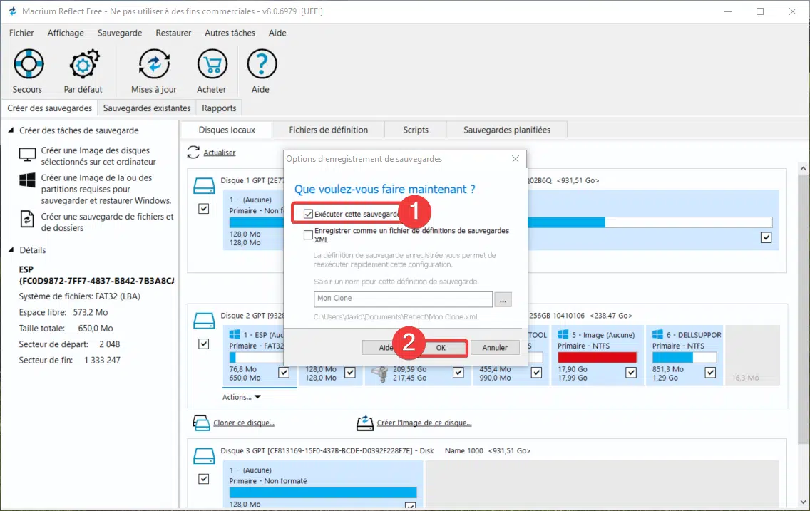 Cloner disque dur vers SSD avec Macirum