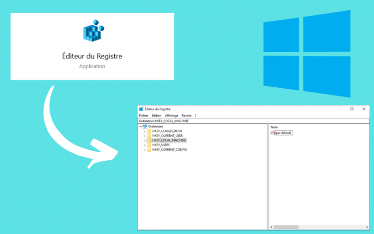 5 méthodes pour ouvrir l’éditeur de registre avec Regedit