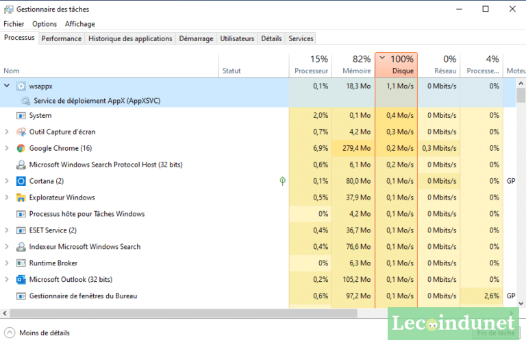 Qu’est ce que le processus wsappx dans Windows ?