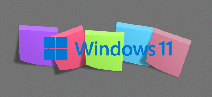 Créer des Post-it sur Windows 11