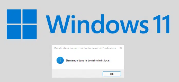 Joindre un domaine avec Windows 11