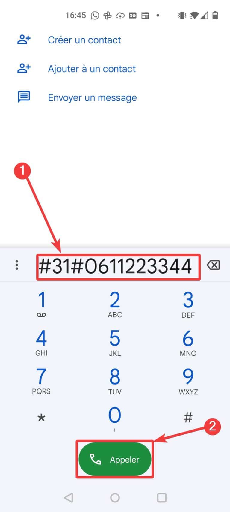 2 méthodes pour masquer son numéro sur Android