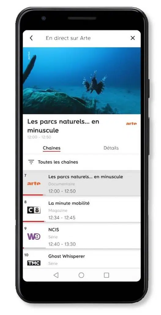 La TNT en LIVE sur votre smartphone ou tablette Android