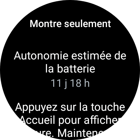 Comment activer le mode montre uniquement sur Galaxy Watch 4 ?