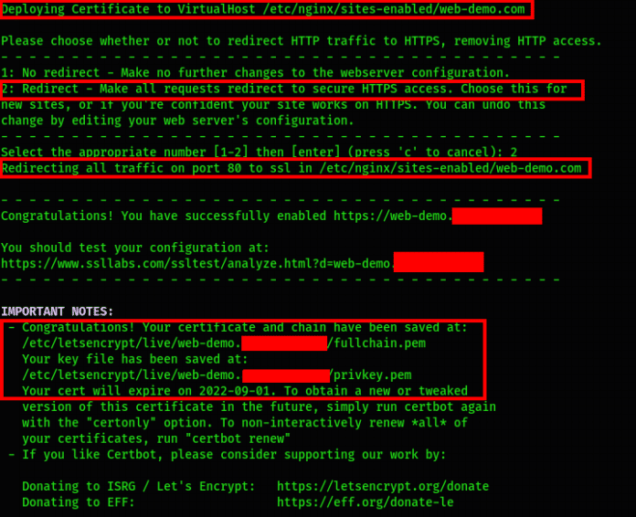 Installer et configurer un certificat Let's Encrypt avec Nginx sur ...